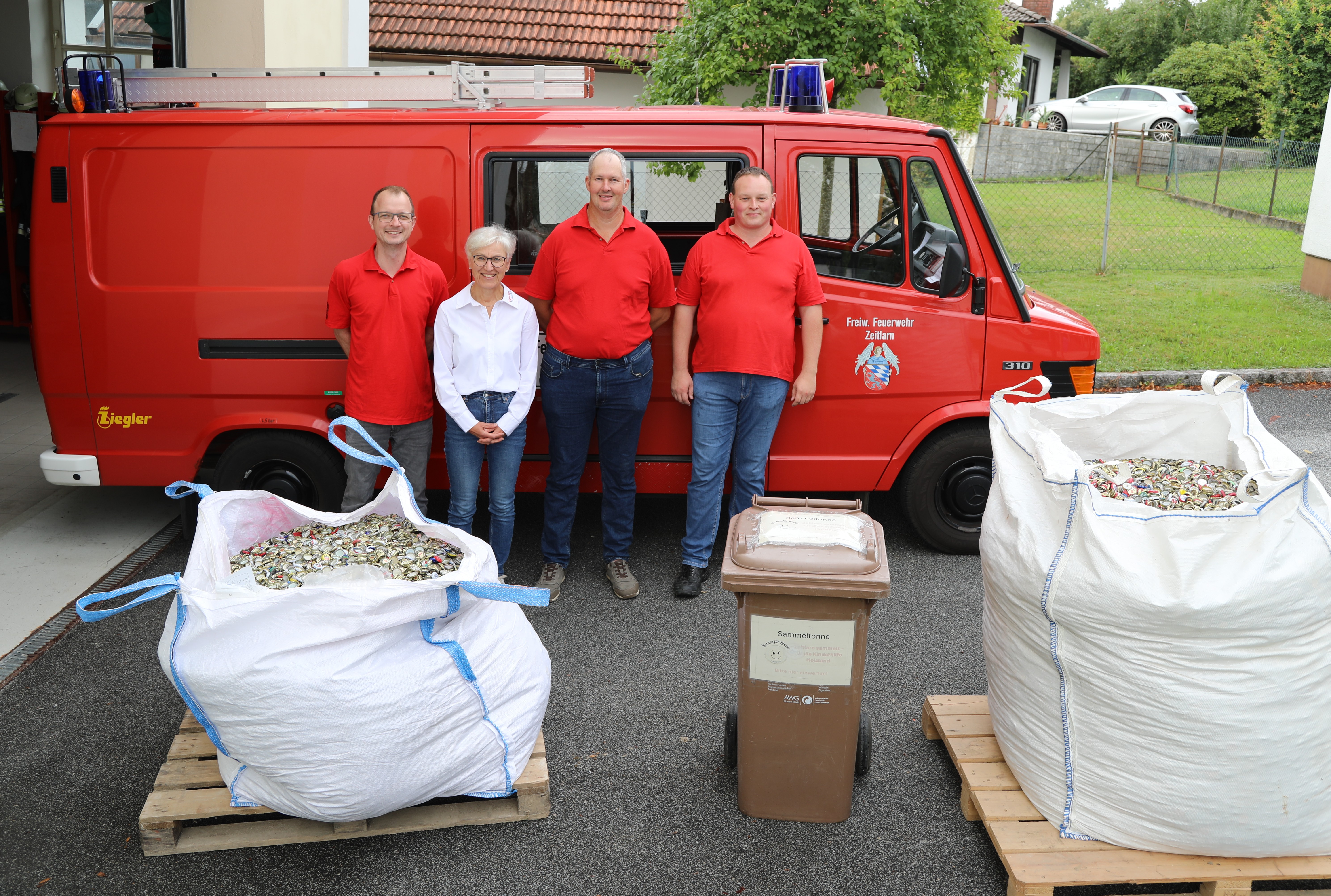 Kronkorken zur Unterstützung von Kindern